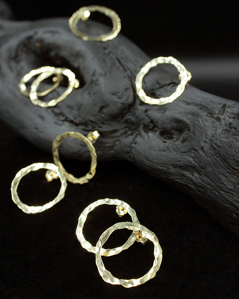 Boucles d'oreilles toutes rondes