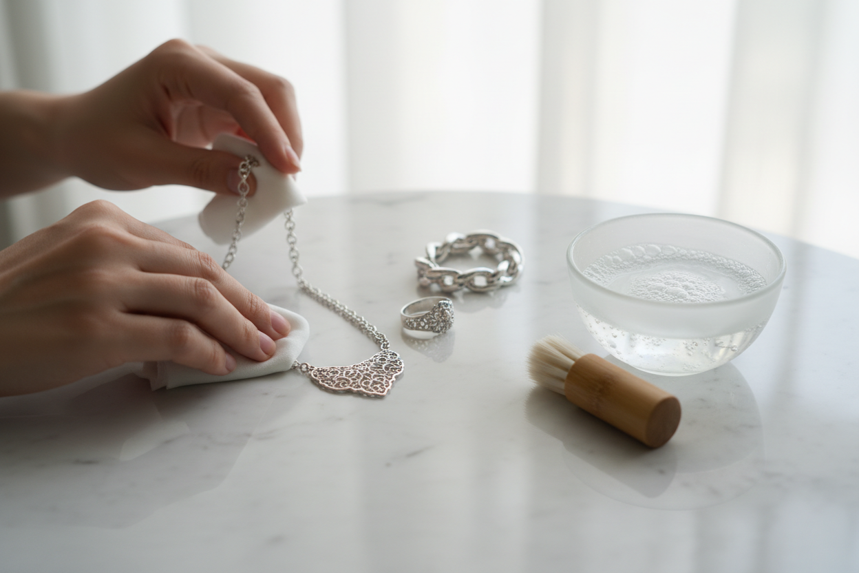 Entretenir ses bijoux en argent