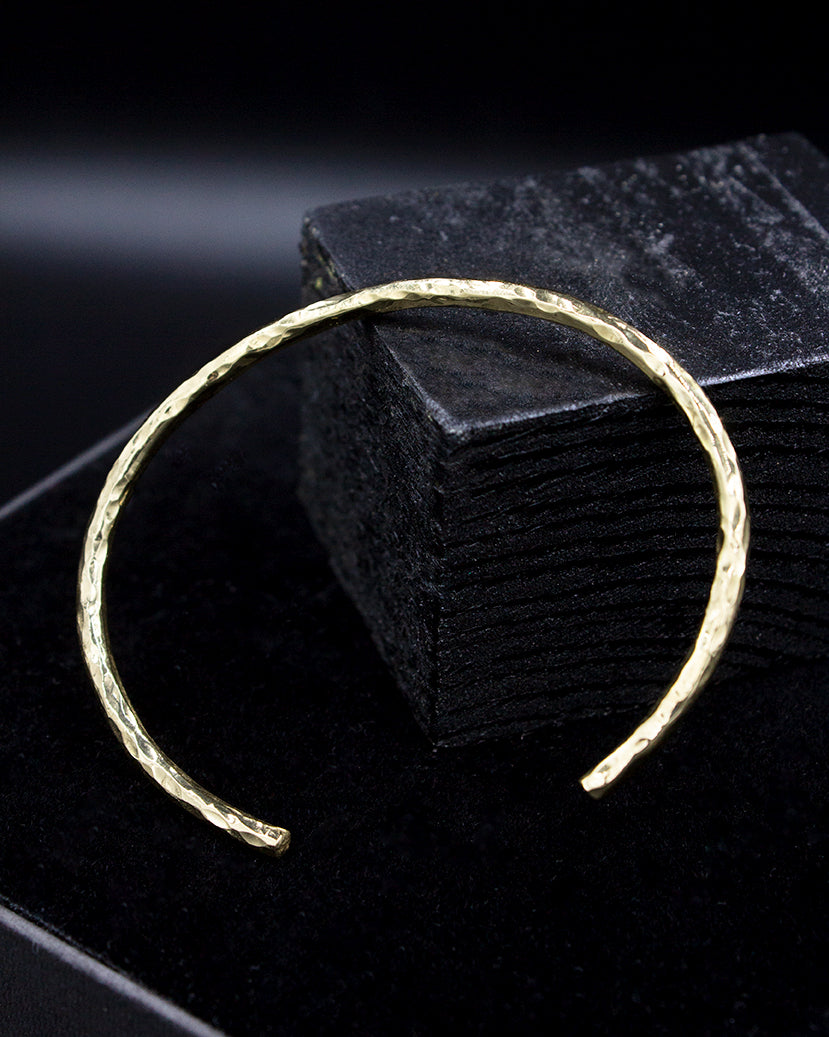 Bracelet jonc martelé