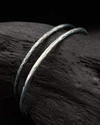 Bracelet jonc martelé