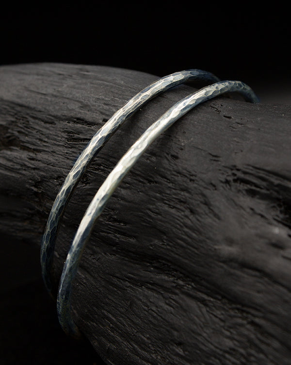 Bracelet jonc martelé