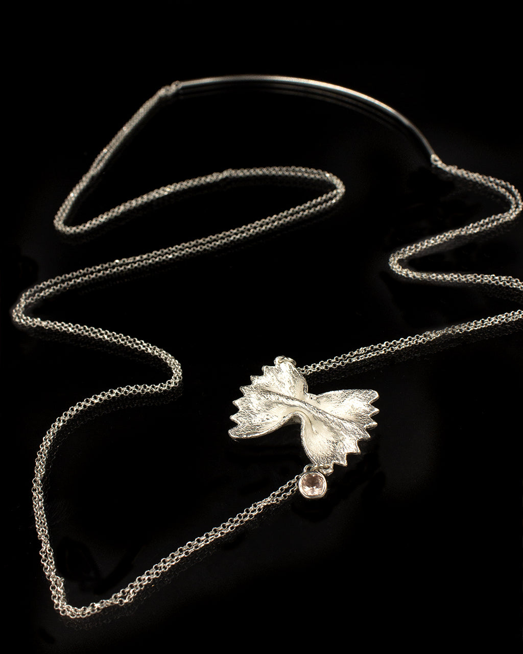 Collier sautoir Farfalle