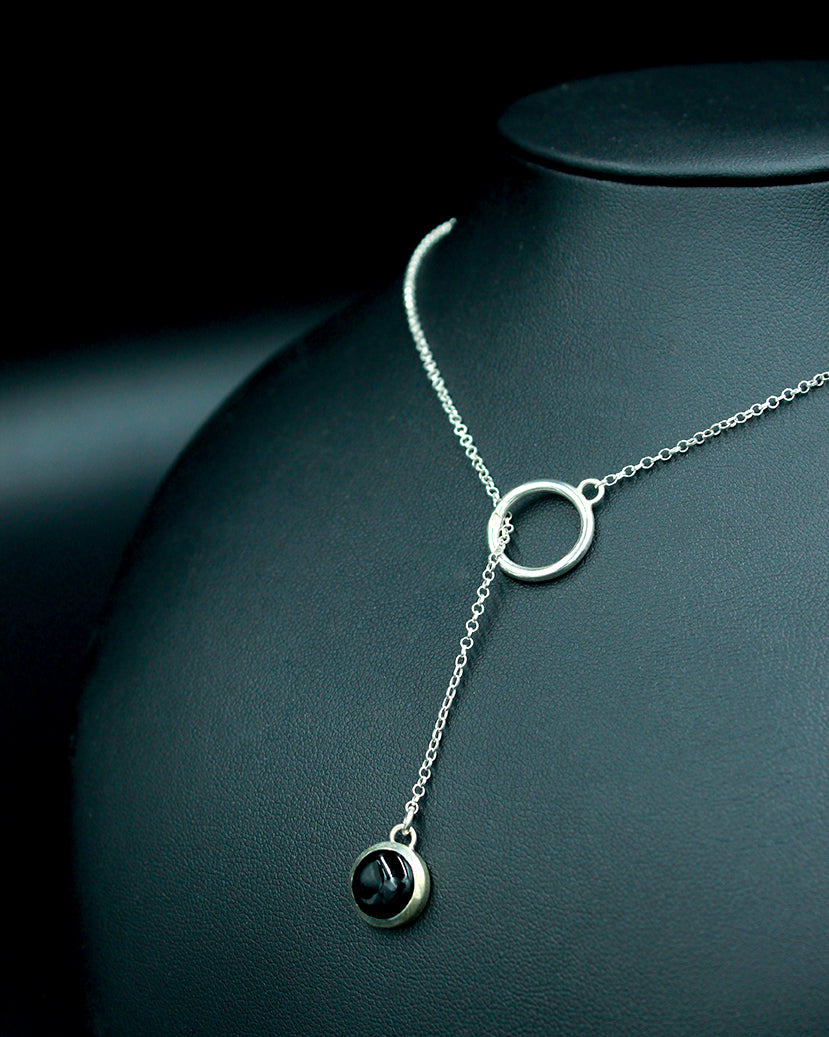 Collier lasso Onyx noir