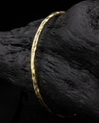 Bracelet jonc martelé