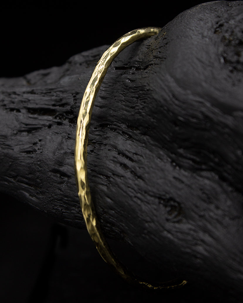 Bracelet jonc martelé